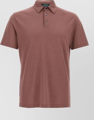 Zanone cotton polo shirt