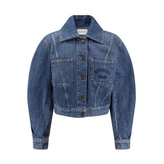Givenchy Cropped Denim Jacket - female - Givenchy - Denim Jackets - Blue - XS - Jackets