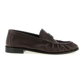 Saint Laurent Schoenen, Heren, Bruin, 42 EU, Leer, Le Loafer