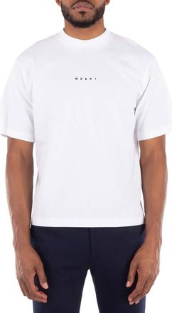 Marni Organic Cotton Jersey Logo T-Shirt