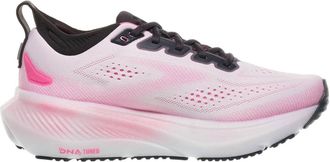 Brooks Womens Glycerin 23 Running Shoes In White/phantom/cyber Pink