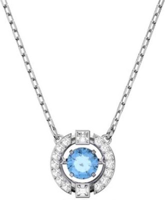 Swarovski Ladies Rhodium Plated Sparkling Dance Necklace