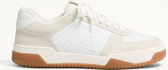 Valentino Garavani Sparry Trainer In Split Leather And Nappa
