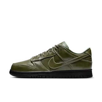 Nike Mens Dunk Low Retro Premium Shoes in Green | IQ3342-300