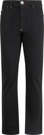 Philipp Plein Skinny Jeans - Heren - Slim Fit Jeans - Zwart - W32 - Katoen - Jeans