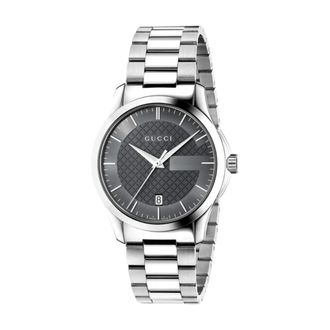 Gucci Accessoires, unisex, Grijs, ONE Size, Ya 126441 Horloge
