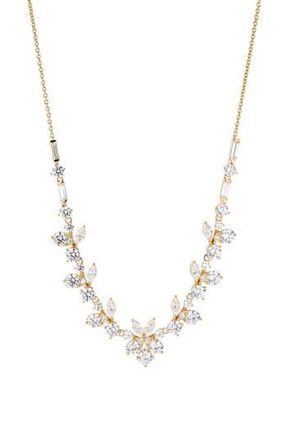 Nadri Chiara Cubic Zirconia Cluster Necklace in Gold at Nordstrom Rack