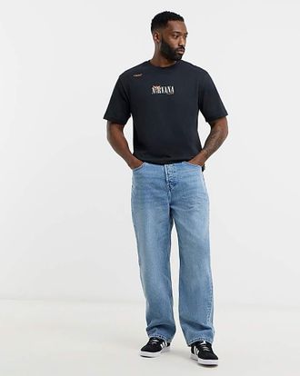 Only & Sons Fade Loose Denim Jeans