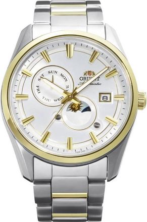 Orient Contemporary Stretto Day-Night Automatic White Dial Mens Watch RA-AK0312S30B