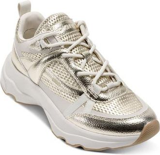 DKNY Juna Sneaker in White Gold at Nordstrom, Size 6.5