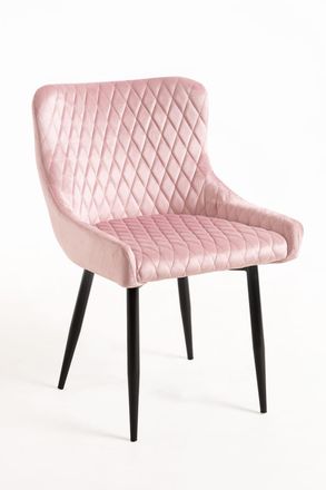 Regalos Miguel Pack 4 Sillas color rosa en terciopelo