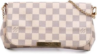 Louis Vuitton Pre-owned Shoulder Bags, female, White, Size: ONE SIZE Pre-owned Elegant Chain Shoulder Bag Accessory
