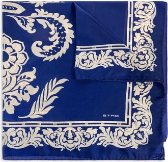Etro Foulard in seta - Blu