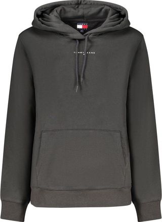 Tommy Hilfiger Womens Logo Pullover Hoodie - Grey Cotton - Size X-Large