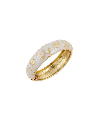 Savvy Cie Jewels 18K Plated Bangle Bracelet