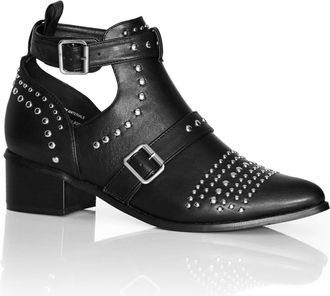 City Chic Womens Ankle Boots - Reagan Cristi, Black, 5.5 UK Wide