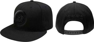 Ramones Baseball Cap Presidential Seal Band Logo Official Black Snapback One Size