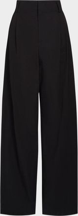Vince High-Rise Pleated Trousers