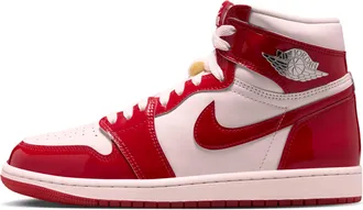 Nike Jordan Womens Air Jordan 1 Retro High OG Nails and Grails Shoes in Red | FD2596-601