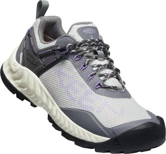 Keen Womens Nxis Evo Waterproof Sneaker In Steel Grey/english Lavender