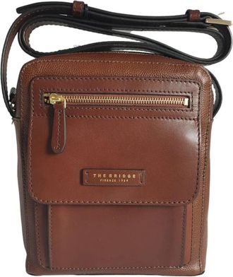 The Bridge Crossbody Camera Tas - Dames - Schoudertassen - Bruin - ONE Size - Leer - Tassen