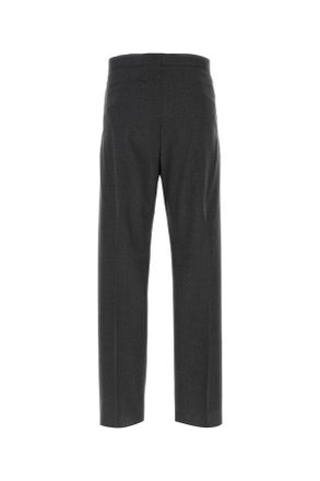 Givenchy Mens Dark Grey Wool Pant Darkgrey Exterior: Virgin Pantaloni