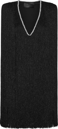 Philipp Plein Abito corto lamé - Nero