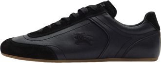 Burberry Leather Knight Runner Sneakers Black 81262821