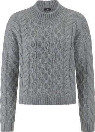 Riani Round-neck Truien - Dames - Ronde hals truien - Grijs - XL - Wol - Truien & Vesten