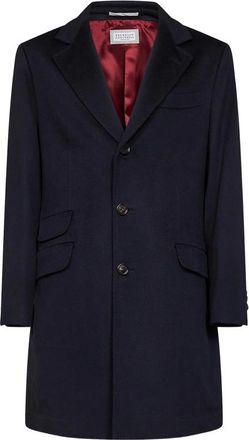 Brunello Cucinelli Single-breasted Notch-lapel Coat