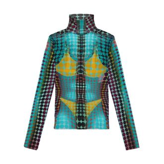 Jean Paul Gaultier Light Jackets, female, Multicolor, Size: M Top