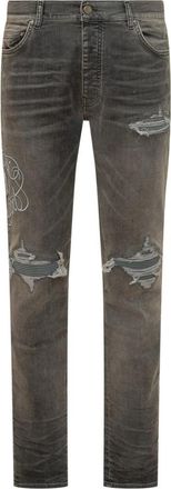 Amiri Hollywood MX1 Jean - Heren - Slim Fit Jeans - Grijs - W38 - Katoen - Jeans