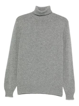 FILIPPO DE LAURENTIIS roll-neck wool sweater - men - Wool - 50 - Grey