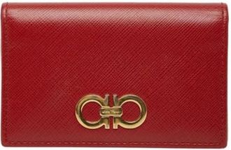 Ferragamo Pre-owned Wallets, female, Red, Size: ONE SIZE Pre-owned Leather Wallet