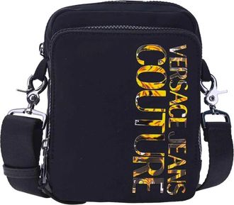 Versace Jeans Couture Tassen - Heren - Schoudertassen - Zwart - ONE Size - Katoen - Tassen