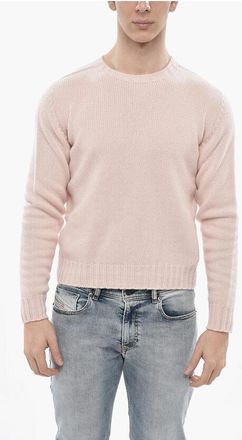 Palm Angels Wool-Blend Crewneck Sweater CURVED LOGO size Xs