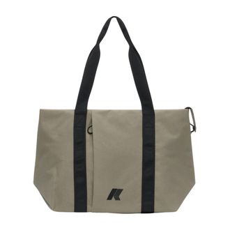 K-Way Clarabelle Tote - unisex - Tassen - Grijs - Maat: ONE Size Nylon