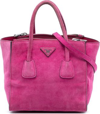 Prada Pre-owned Prada Small Scamosciato Twin Pocket Satchel W1T3XEA400DA1BXR