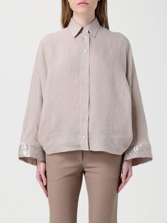 Brunello Cucinelli Camicia BRUNELLO CUCINELLI Donna colore Beige