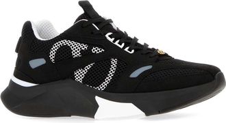 Valentino Garavani Mesh and Suede Sneaker - Black