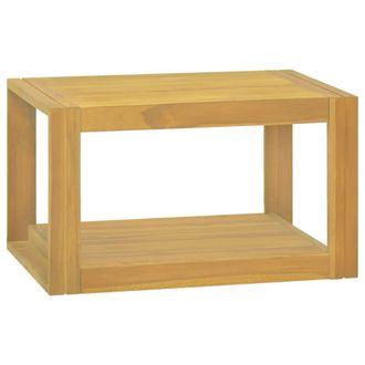 vidaXL Armario De Ba&ntilde;o De Pared Madera Maciza De Teca 60x45x35 Cm Vidaxl