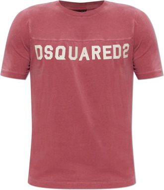 Dsquared2 Logo T-Shirt - Heren - T-shirts - Roze - XL - Tops