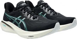 Asics Mens Gt-2000 13 Running Shoes In Black/wave Teal