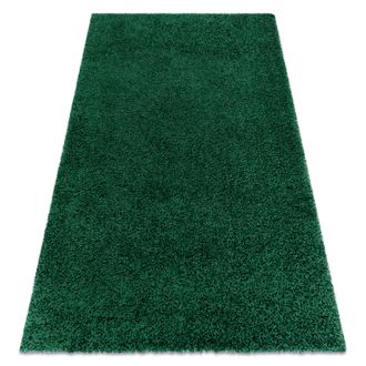 RugsX Rugsx - Tappeto Soffi Shaggy 5cm Verde Bottiglia Green 200x290 Cm