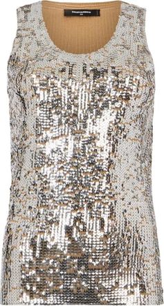 Dsquared2 Donna, Top, Beige, L, new