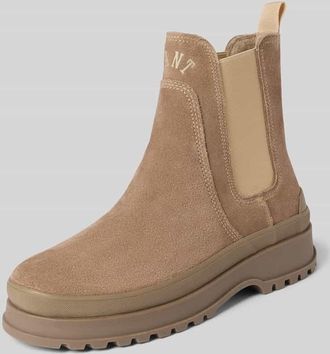 GANT Chelsea Boots aus Leder-Mix Modell Wintly in Beige, Größe 37