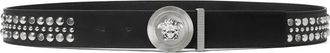 Versace Medusa riem met studs - Zwart
