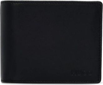 HUGO BOSS Subway Trifold - Heren - Portefeuilles - Zwart - ONE Size - Leer - Accessoires