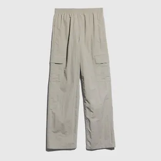 Gucci Froiss&eacute; Nylon Faille Cargo Pants, Size 44, Green, Ready-to-wear