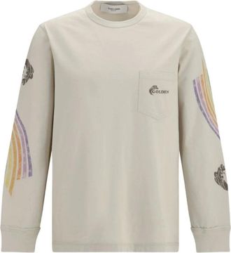 Golden Goose Uomo, Top, Beige, XL, new